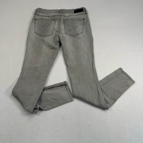Dkny City Skinny Jeans Womens Size 2 Gray Wash Mid Rise Zipper Stretch - Picture 3 of 16